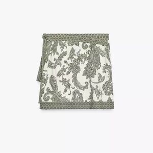Zara Paisley Wrap Skirt